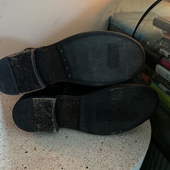 Frye leather studded distressed boots - Picture 5 of 5